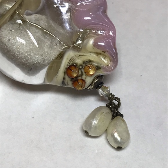 Glass shell sand pendant artisan - Picture 6 of 10